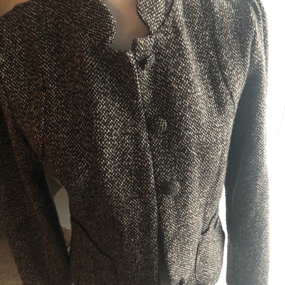 Tweed Military Jacket (missing one button) - Picture 7 of 8